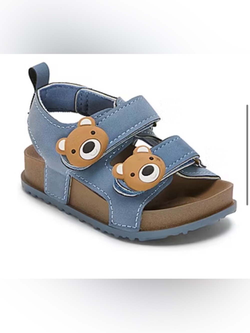 First Steps By Stepping Stones Boys Footbed Sandals